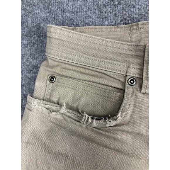Duluth Flex Fire Hose Pants Mens 36x32 Tan Standard Fit Canvas Work Durable - Picture 3 of 12